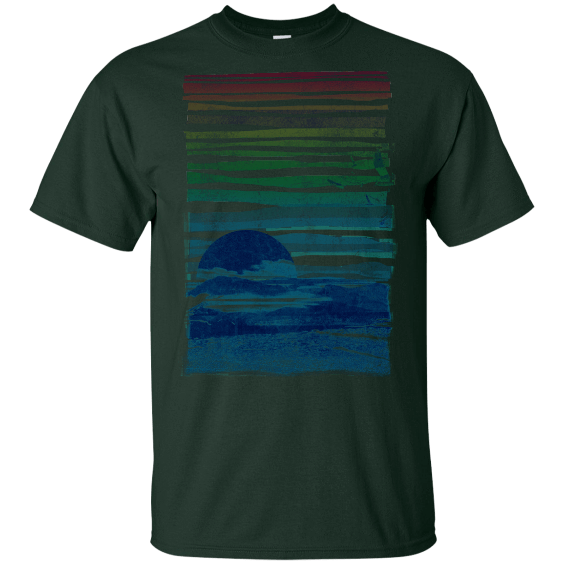 T-Shirts Forest / YXS Sea Landscape Youth T-Shirt