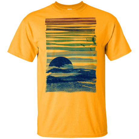 T-Shirts Gold / YXS Sea Landscape Youth T-Shirt