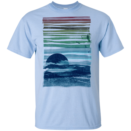 T-Shirts Light Blue / YXS Sea Landscape Youth T-Shirt