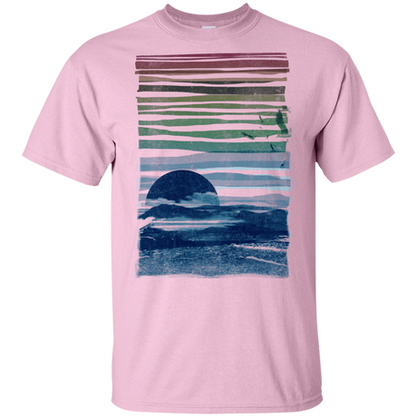 T-Shirts Light Pink / YXS Sea Landscape Youth T-Shirt