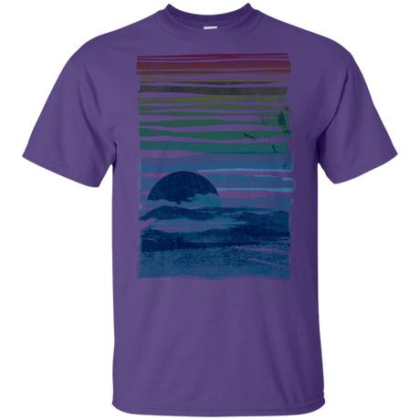 T-Shirts Purple / YXS Sea Landscape Youth T-Shirt