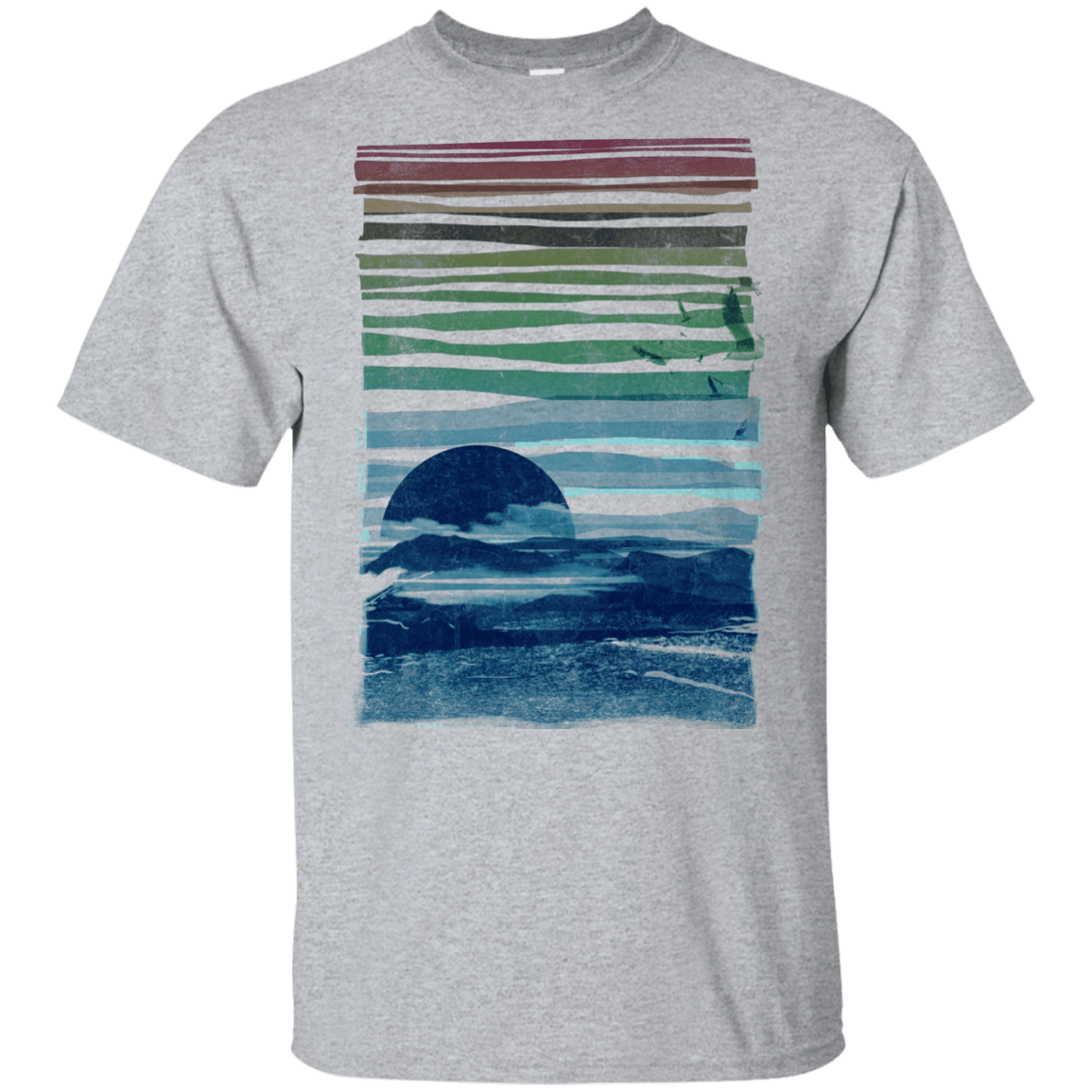 T-Shirts Sport Grey / YXS Sea Landscape Youth T-Shirt