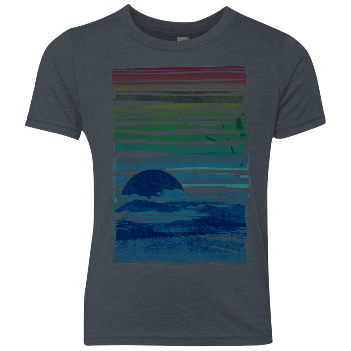 Sea Landscape Youth Triblend T-Shirt