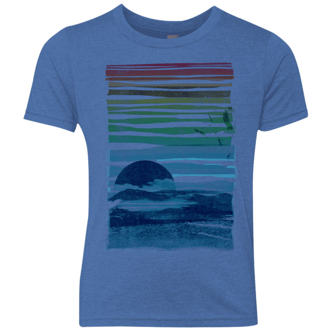 Sea Landscape Youth Triblend T-Shirt