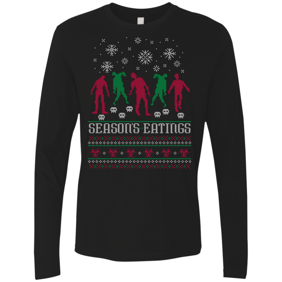 T-Shirts Black / Small Season's Eatings Men's Premium Long Sleeve
