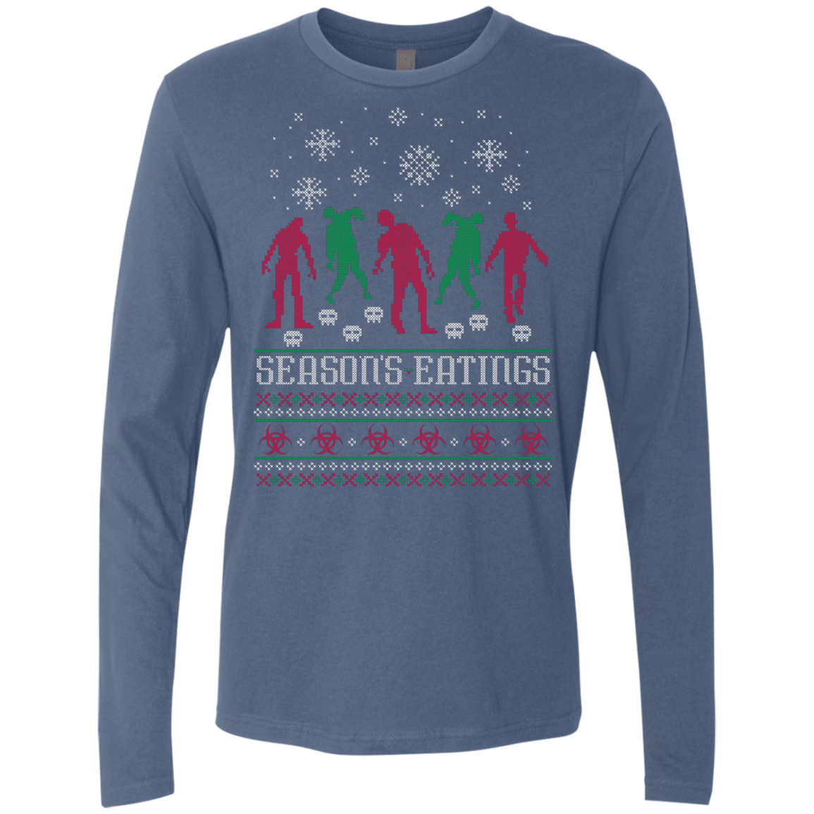 T-Shirts Indigo / Small Season's Eatings Men's Premium Long Sleeve