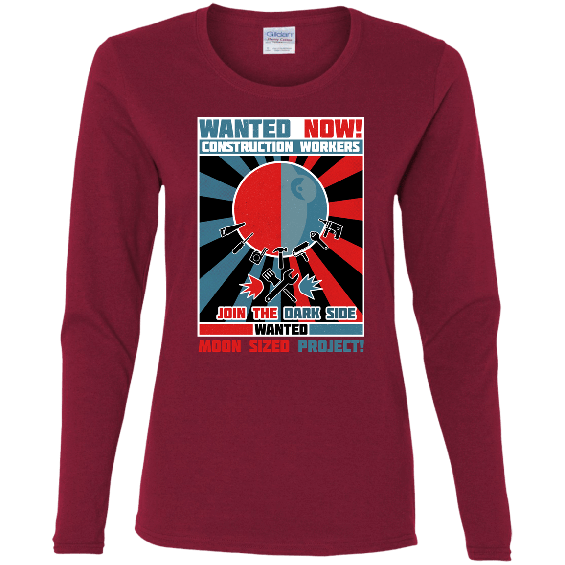 T-Shirts Cardinal / S Secret Moon Society Women's Long Sleeve T-Shirt