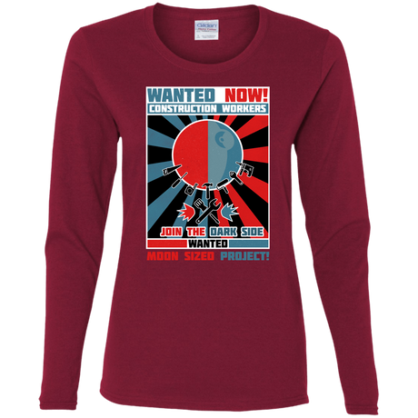 T-Shirts Cardinal / S Secret Moon Society Women's Long Sleeve T-Shirt