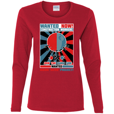 T-Shirts Red / S Secret Moon Society Women's Long Sleeve T-Shirt