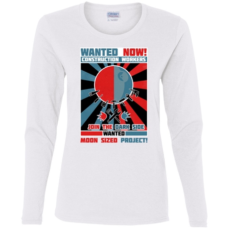 T-Shirts White / S Secret Moon Society Women's Long Sleeve T-Shirt