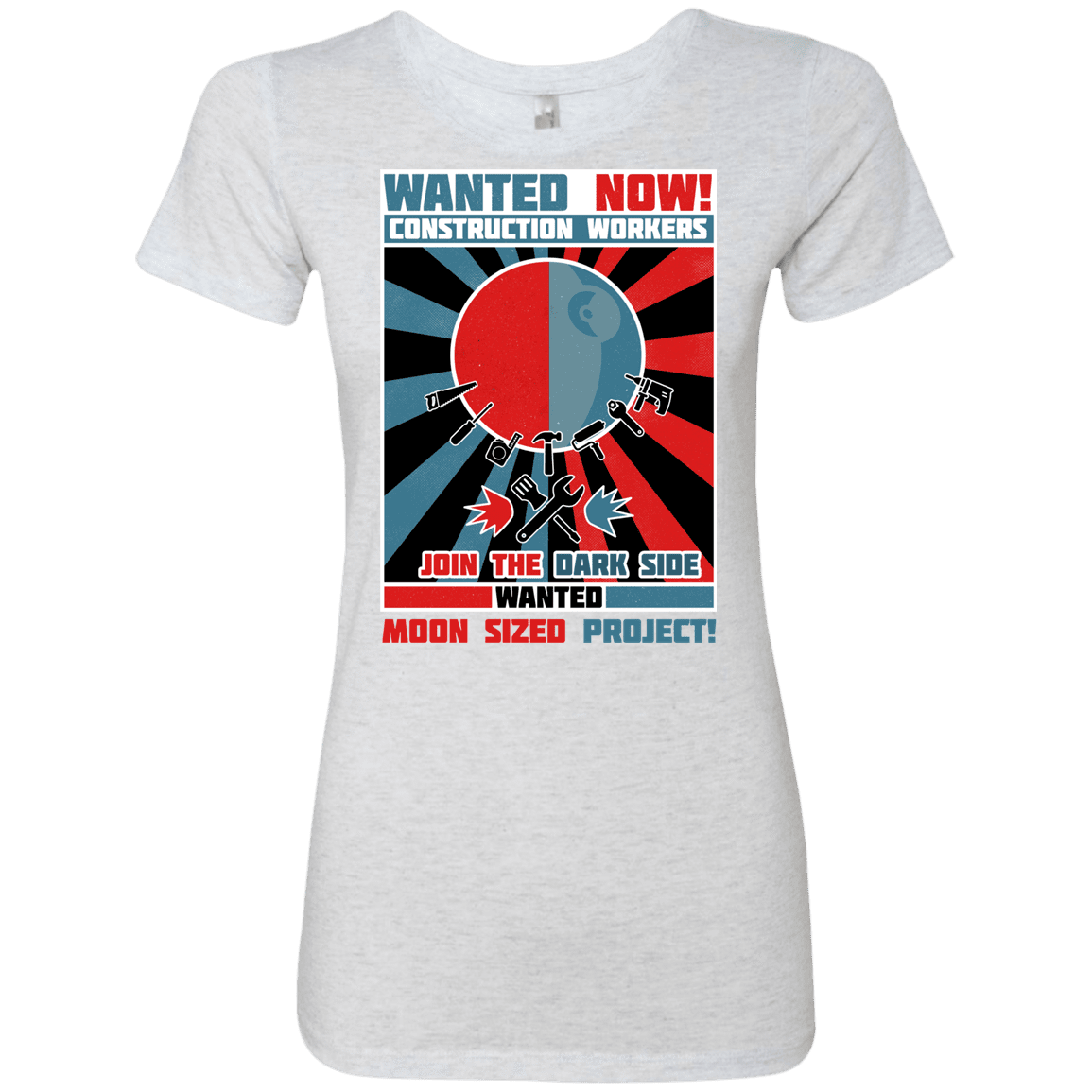 T-Shirts Heather White / S Secret Moon Society Women's Triblend T-Shirt