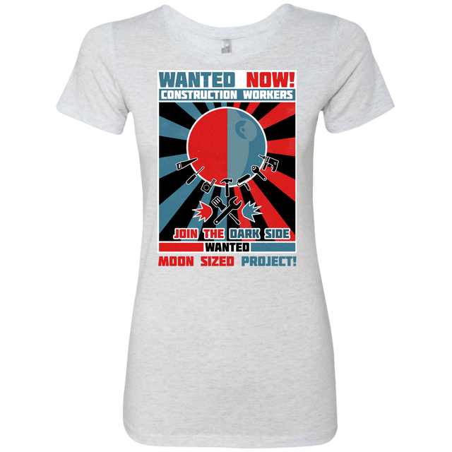 T-Shirts Heather White / S Secret Moon Society Women's Triblend T-Shirt