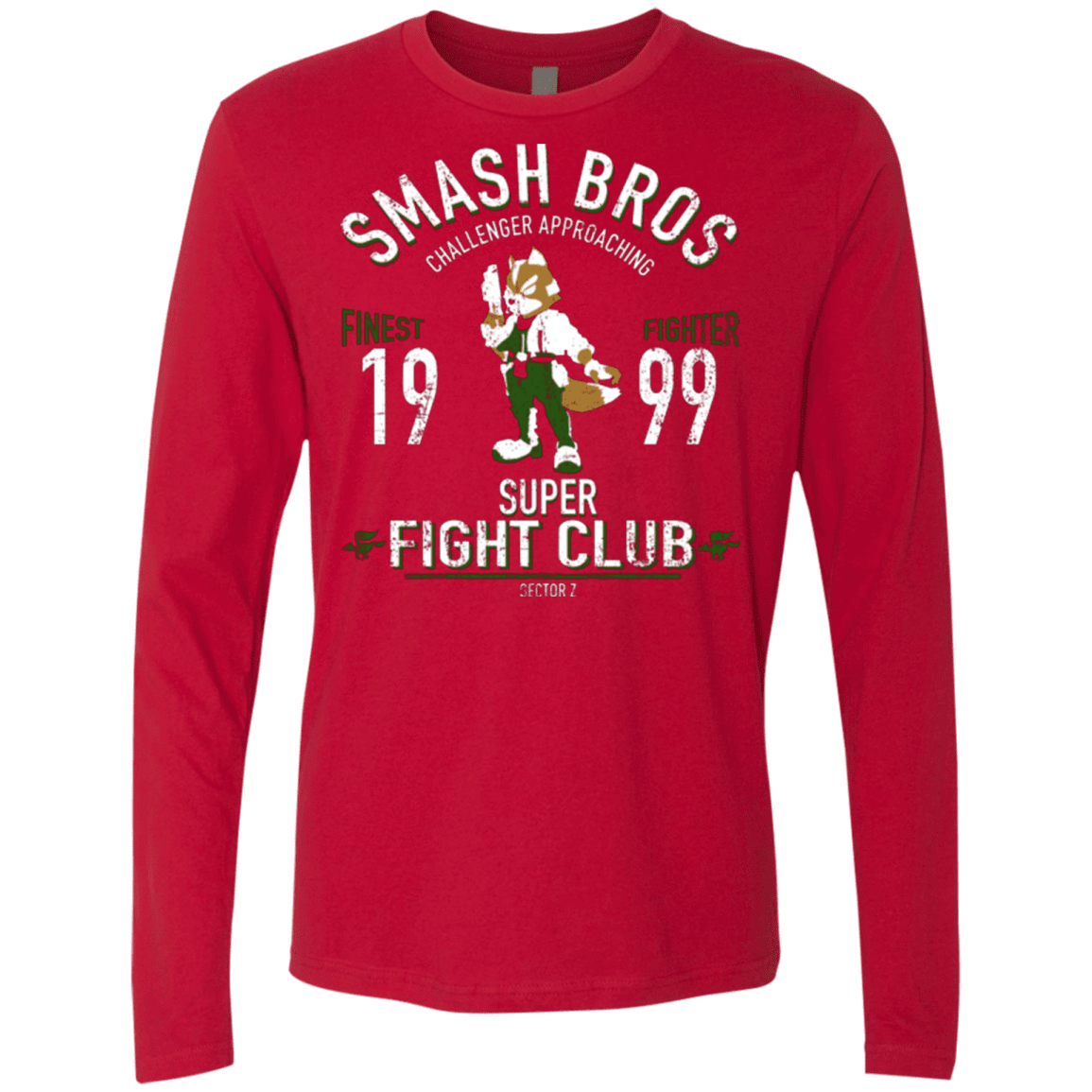 T-Shirts Red / Small Sector Z Fighter Men's Premium Long Sleeve