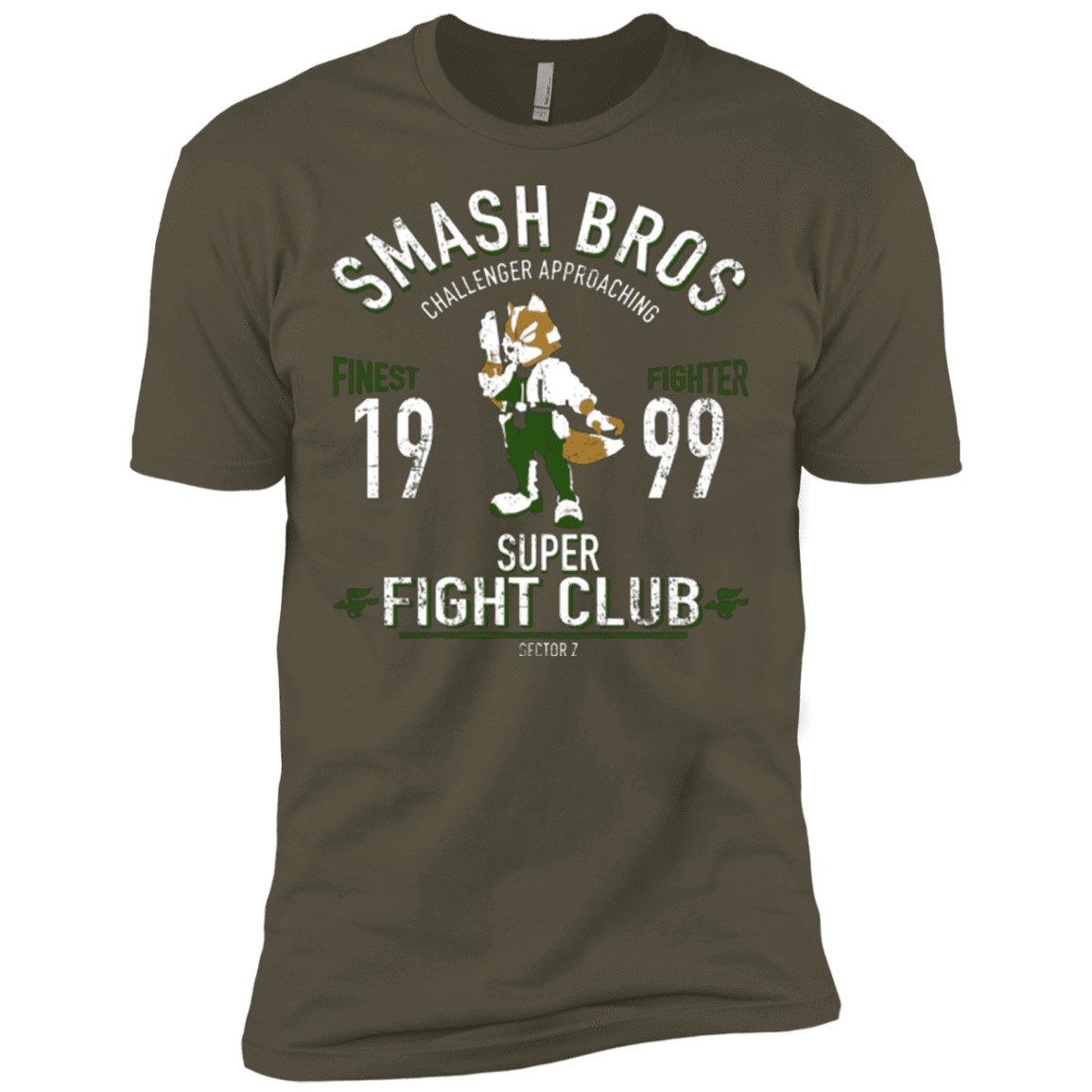 T-Shirts Military Green / X-Small Sector Z Fighter Men's Premium T-Shirt