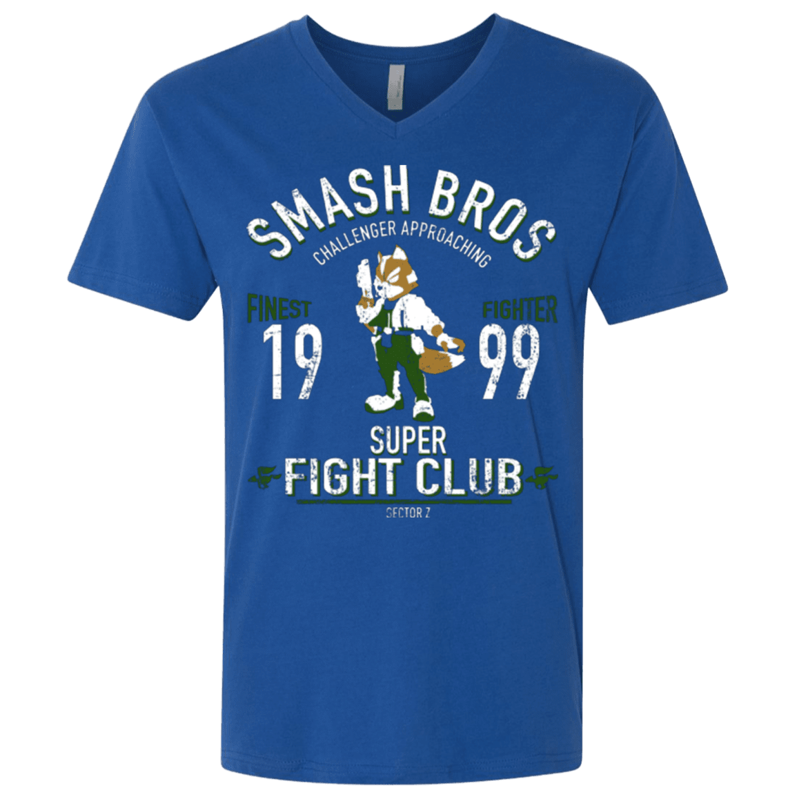 T-Shirts Royal / X-Small Sector Z Fighter Men's Premium V-Neck