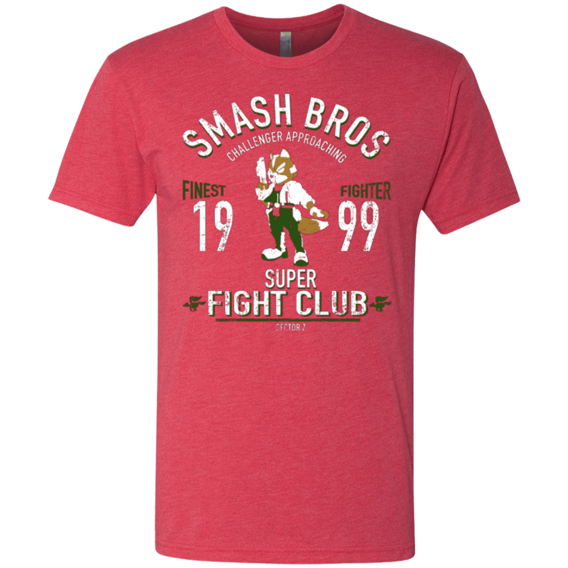 T-Shirts Vintage Red / Small Sector Z Fighter Men's Triblend T-Shirt