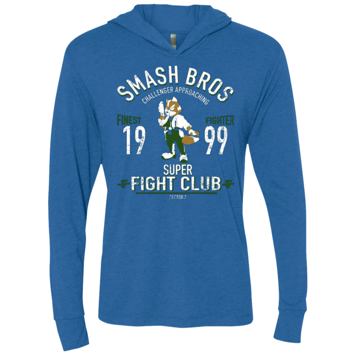 T-Shirts Vintage Royal / X-Small Sector Z Fighter Triblend Long Sleeve Hoodie Tee