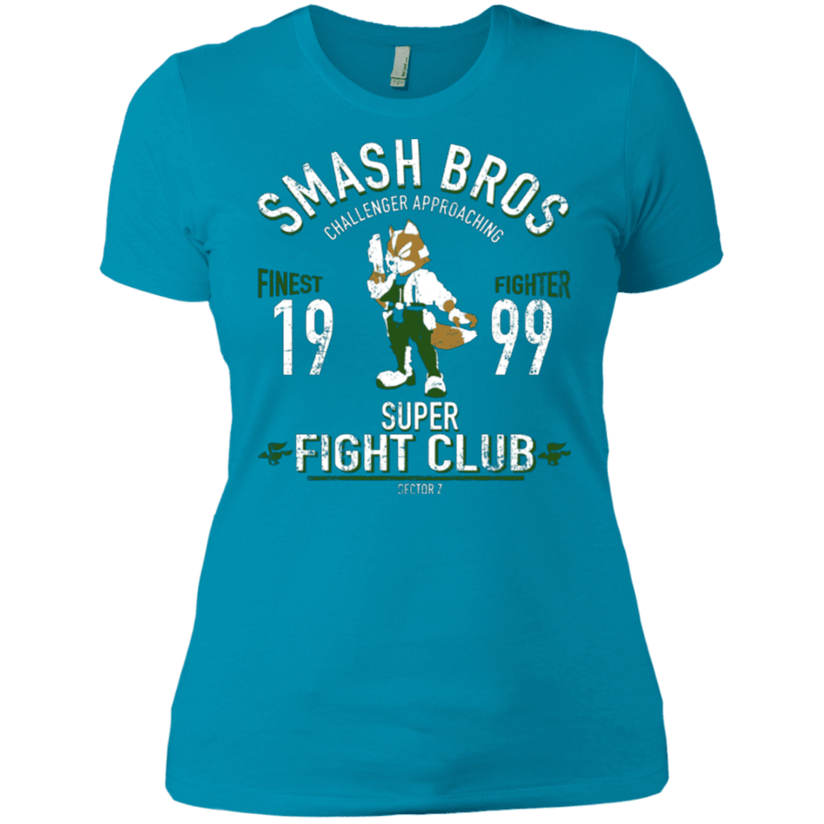 T-Shirts Turquoise / X-Small Sector Z Fighter Women's Premium T-Shirt