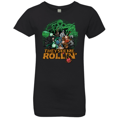 T-Shirts Black / YXS See me rolling Girls Premium T-Shirt