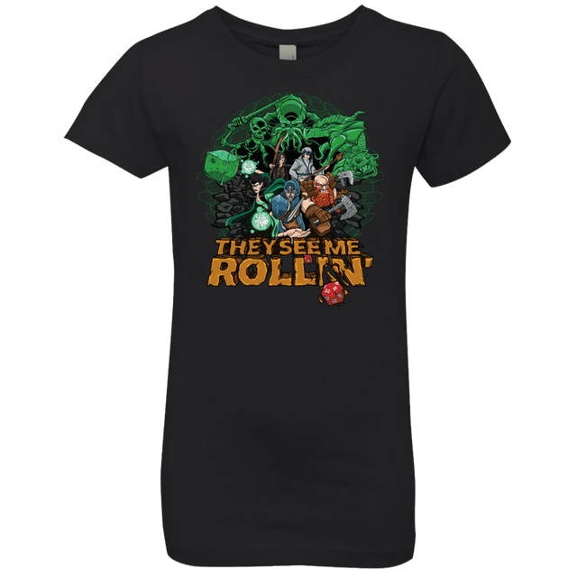 T-Shirts Black / YXS See me rolling Girls Premium T-Shirt