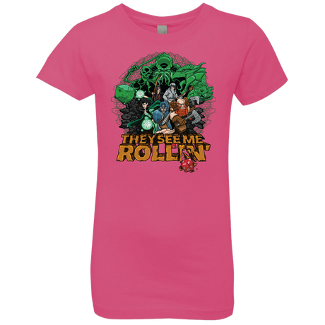 T-Shirts Hot Pink / YXS See me rolling Girls Premium T-Shirt