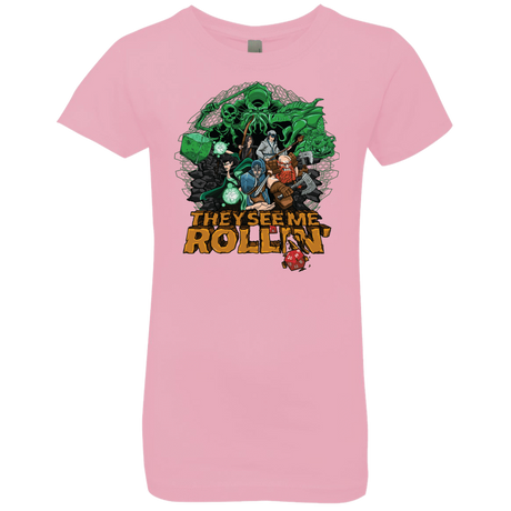 T-Shirts Light Pink / YXS See me rolling Girls Premium T-Shirt