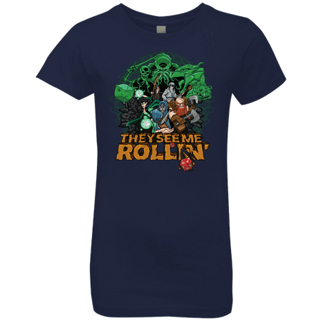 T-Shirts Midnight Navy / YXS See me rolling Girls Premium T-Shirt