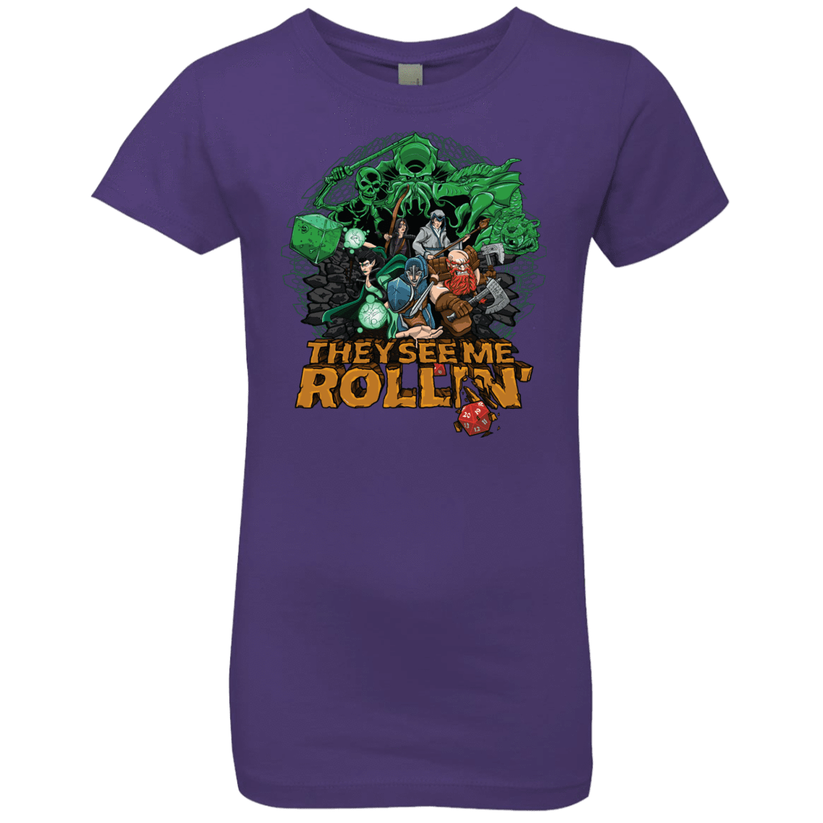 T-Shirts Purple Rush / YXS See me rolling Girls Premium T-Shirt