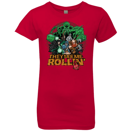 T-Shirts Red / YXS See me rolling Girls Premium T-Shirt