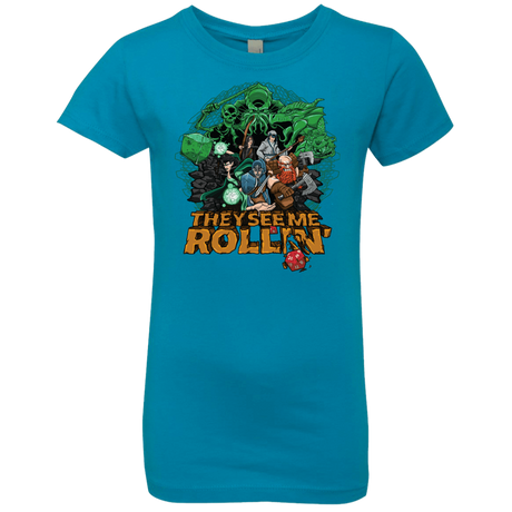 T-Shirts Turquoise / YXS See me rolling Girls Premium T-Shirt