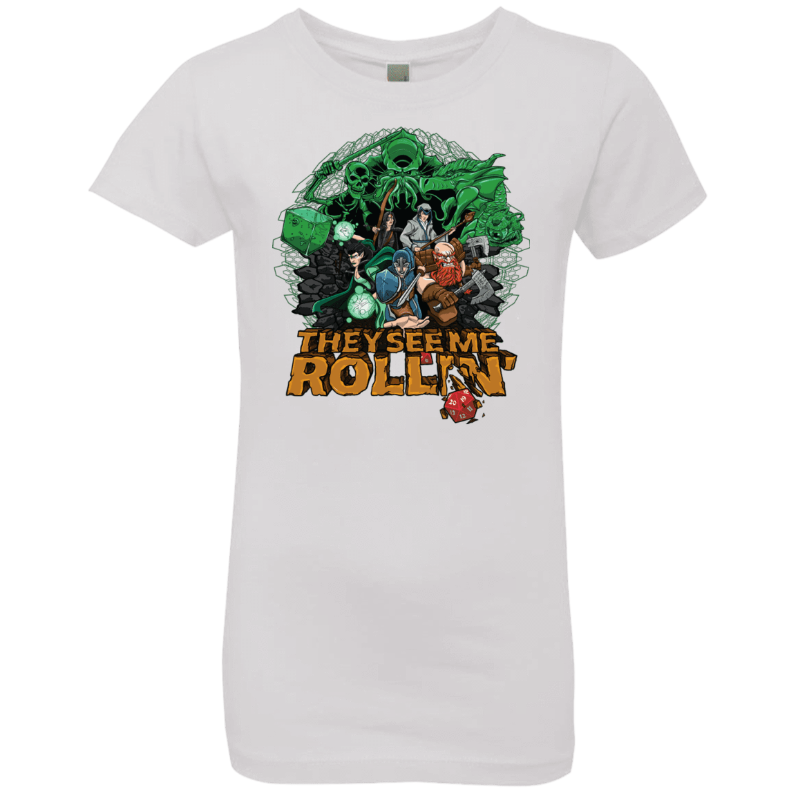 T-Shirts White / YXS See me rolling Girls Premium T-Shirt