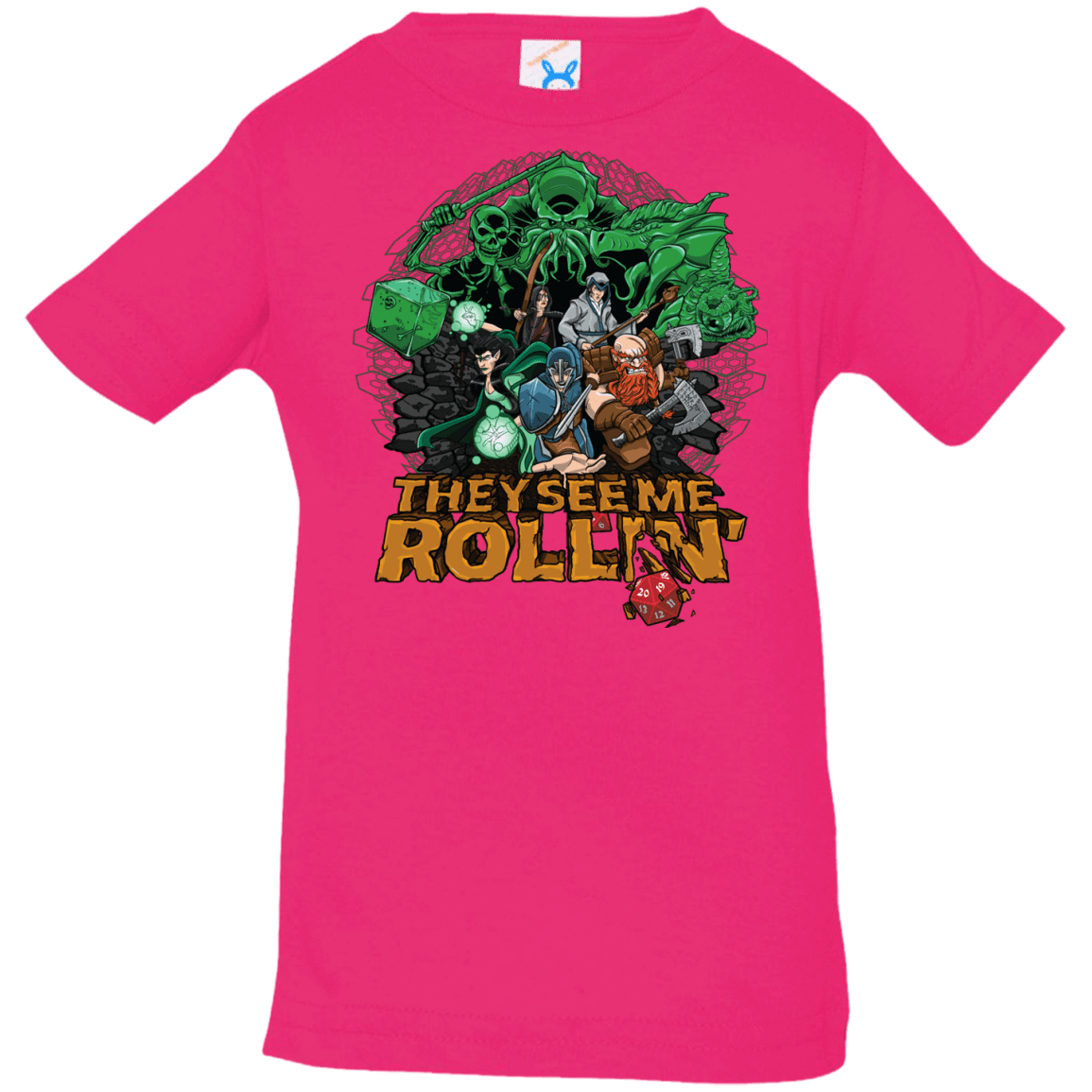 T-Shirts Hot Pink / 6 Months See me rolling Infant PremiumT-Shirt