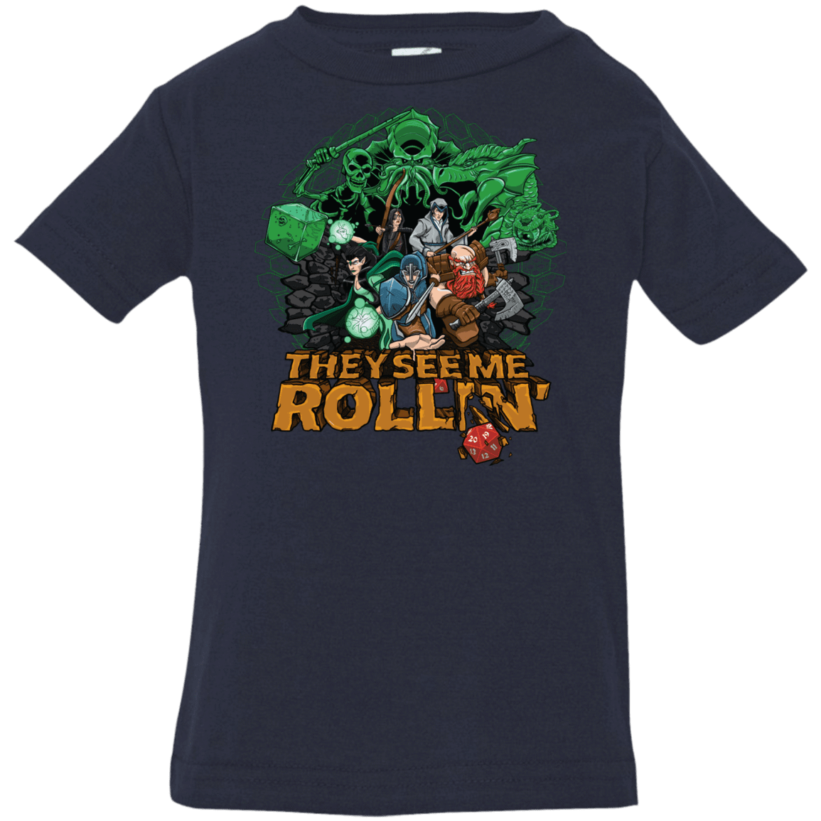 T-Shirts Navy / 6 Months See me rolling Infant PremiumT-Shirt