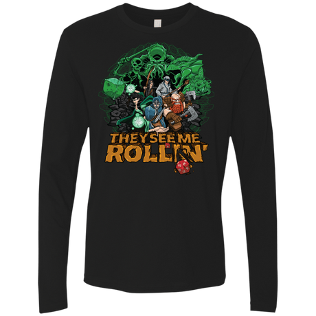 T-Shirts Black / Small See me rolling Men's Premium Long Sleeve