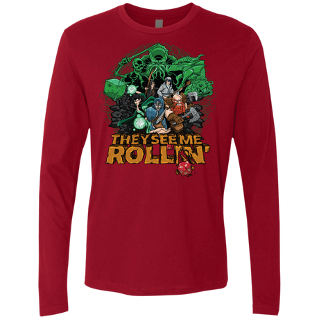 T-Shirts Cardinal / Small See me rolling Men's Premium Long Sleeve