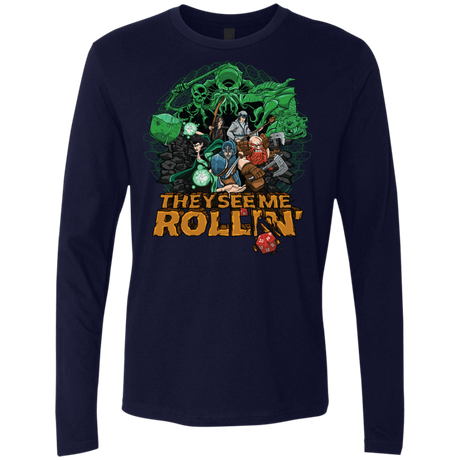 T-Shirts Midnight Navy / Small See me rolling Men's Premium Long Sleeve