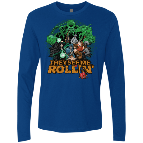 T-Shirts Royal / Small See me rolling Men's Premium Long Sleeve