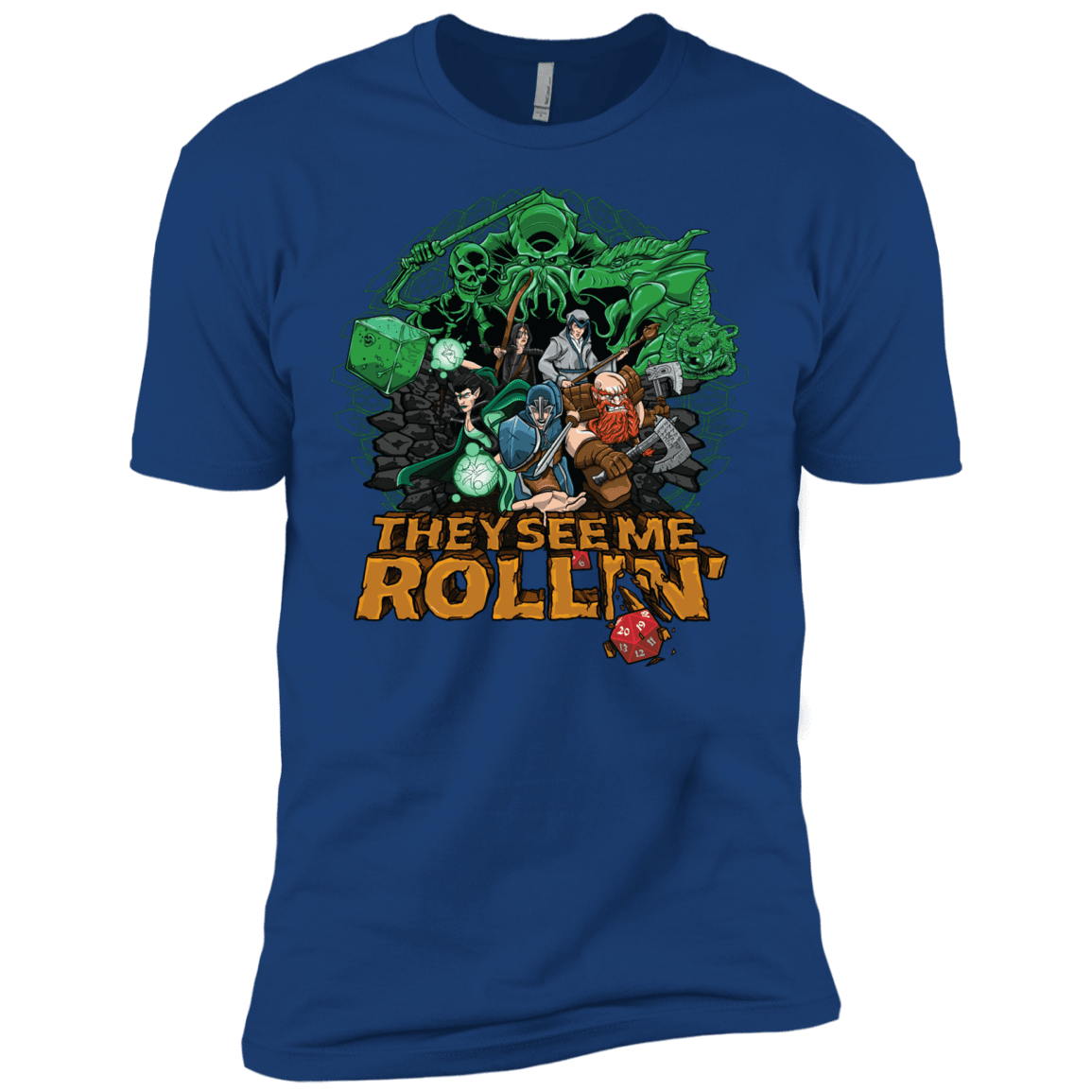 T-Shirts Royal / X-Small See me rolling Men's Premium T-Shirt