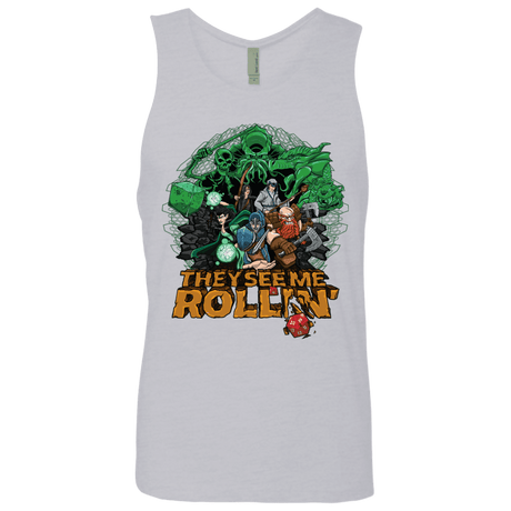 T-Shirts Heather Grey / Small See me rolling Men's Premium Tank Top