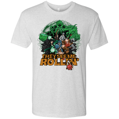 T-Shirts Heather White / Small See me rolling Men's Triblend T-Shirt