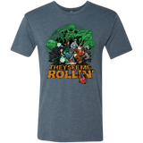 T-Shirts Indigo / Small See me rolling Men's Triblend T-Shirt