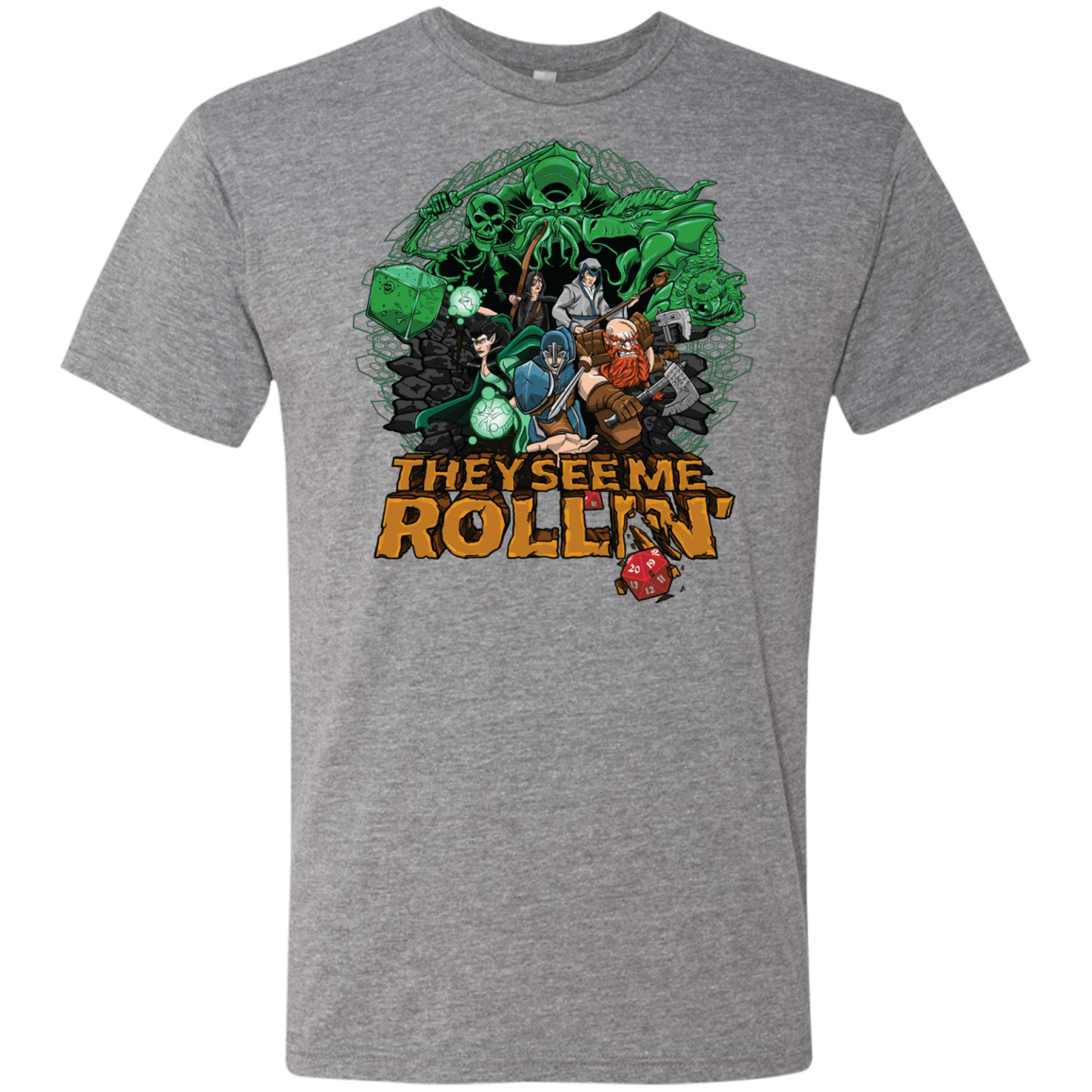 T-Shirts Premium Heather / Small See me rolling Men's Triblend T-Shirt