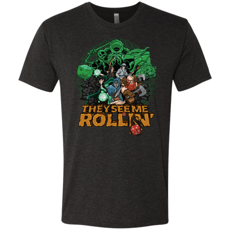 T-Shirts Vintage Black / Small See me rolling Men's Triblend T-Shirt