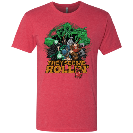 T-Shirts Vintage Red / Small See me rolling Men's Triblend T-Shirt