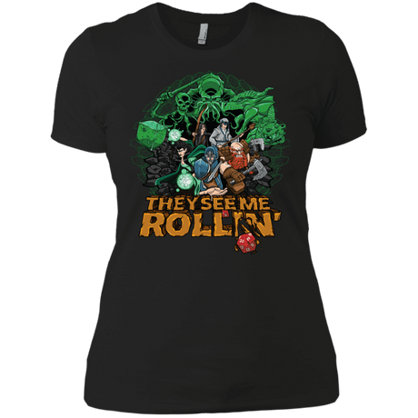 T-Shirts Black / X-Small See me rolling Women's Premium T-Shirt