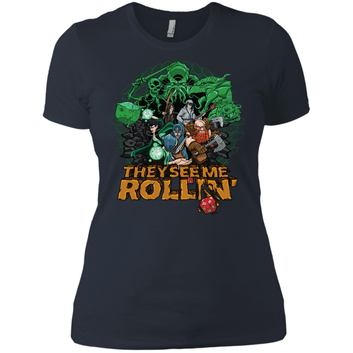 T-Shirts Indigo / X-Small See me rolling Women's Premium T-Shirt