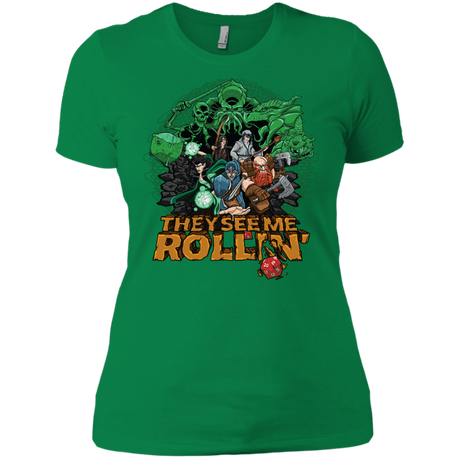 T-Shirts Kelly Green / X-Small See me rolling Women's Premium T-Shirt
