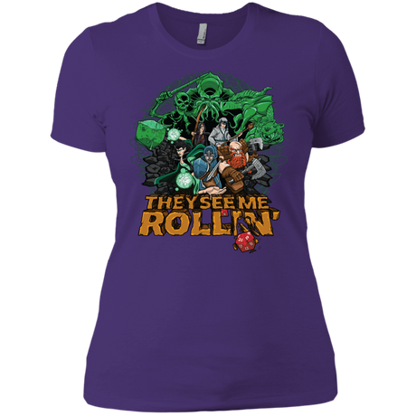 T-Shirts Purple / X-Small See me rolling Women's Premium T-Shirt