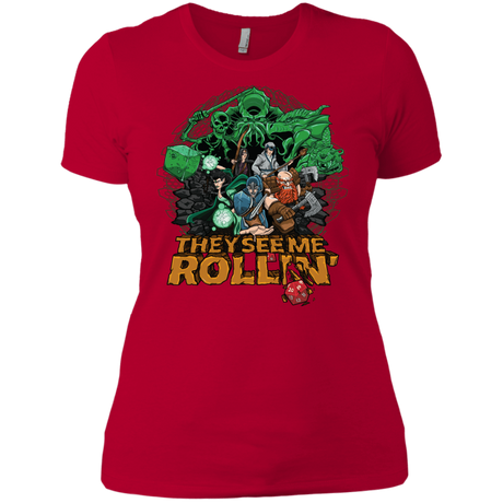 T-Shirts Red / X-Small See me rolling Women's Premium T-Shirt