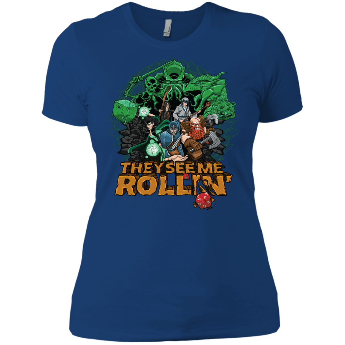 T-Shirts Royal / X-Small See me rolling Women's Premium T-Shirt